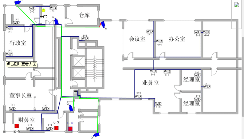 祥泰隆公司弱电综合布线及门禁，监控，红外报警安装工程